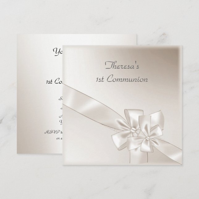 Inbjudan till första part i unionen (Fram/baksida)