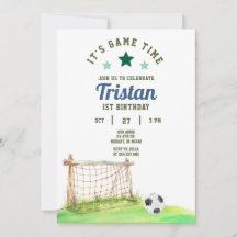 Inbjudan till fotbollsnybörjare 1:a födelsedag