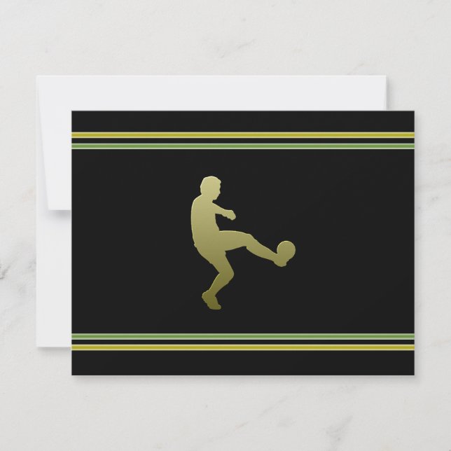 Inbjudan till fotbollspart (Framsida)