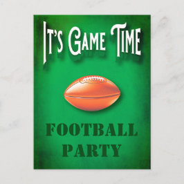 Inbjudan till fotbollspartiet Game Watch