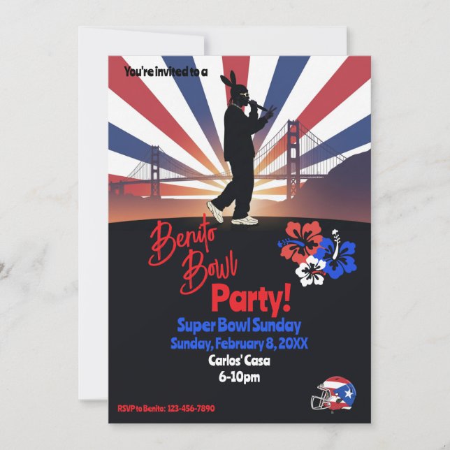 Inbjudan till fotbollstittarparty (Framsida)