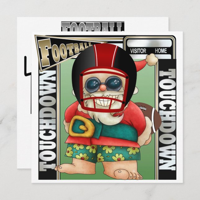 Inbjudan till fotbollsturnering (Fram/baksida)