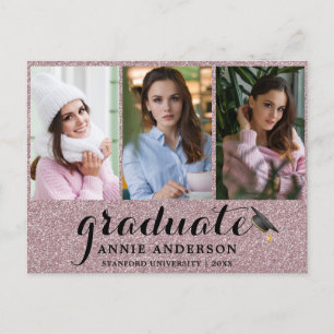 Inbjudan till foto Studenten för finare Rosa Glitt
