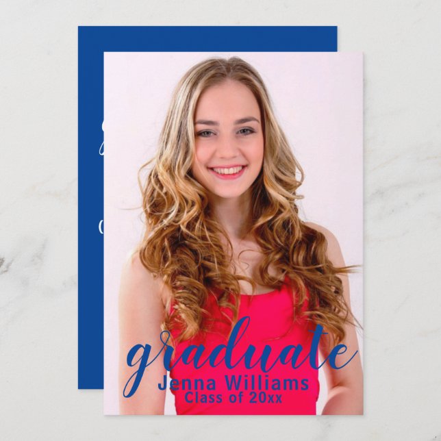 Inbjudan till fotoannonseringspartiet i student (Fram/baksida)