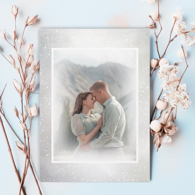 inbjudan till fotobröllop med vår-blommor (Skapare uppladdad)