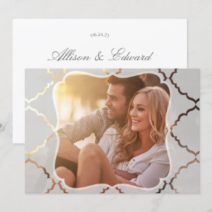 Inbjudan till fotofoto för halvljus för spegelvänd