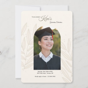 Inbjudan till fotofoto för studenten