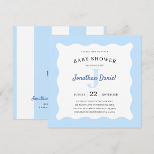 Inbjudan till foton från Blue Baby Shower
