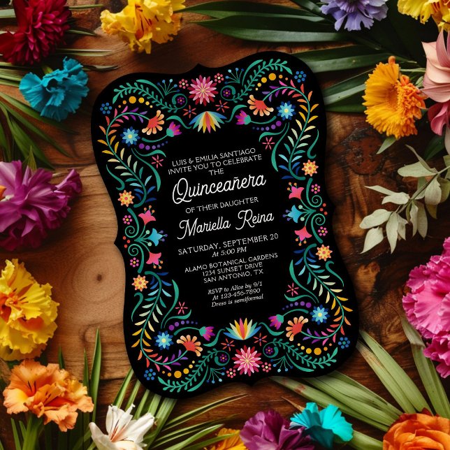 Inbjudan till fotoQuinceanera-fotokök med färgstar (Skapare uppladdad)