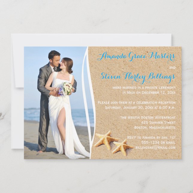 Inbjudan till fototillfälle efter bröllopsfesten (Framsida)