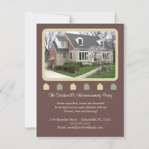 Inbjudan till fotouppvärmning - brun