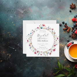 Inbjudan till fransk Garden Party blomma