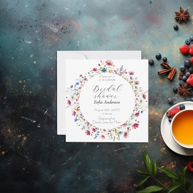 Inbjudan till fransk Garden Party blomma (Skapare uppladdad)