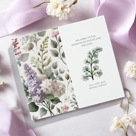 Inbjudan till fransk Lilac Watercolor Blommigt Vår