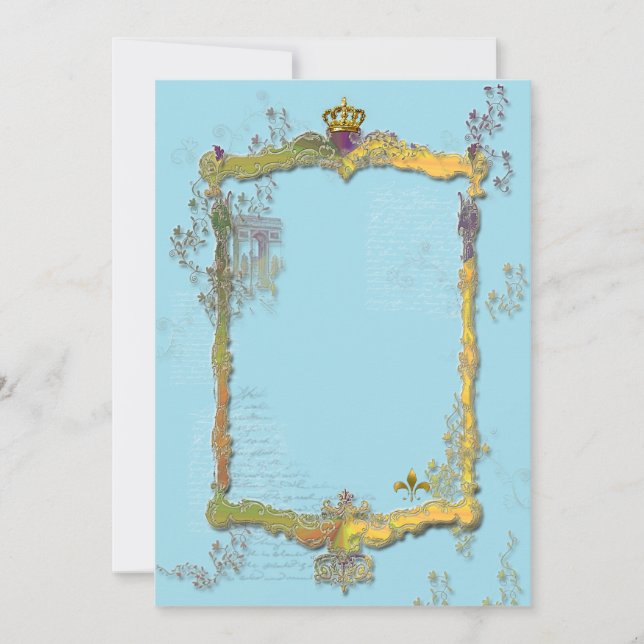 Inbjudan till Fransk Rococo-Royalet (Framsida)