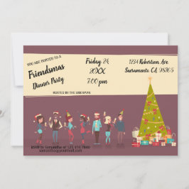 Inbjudan till fredagspartiet på Friendmas