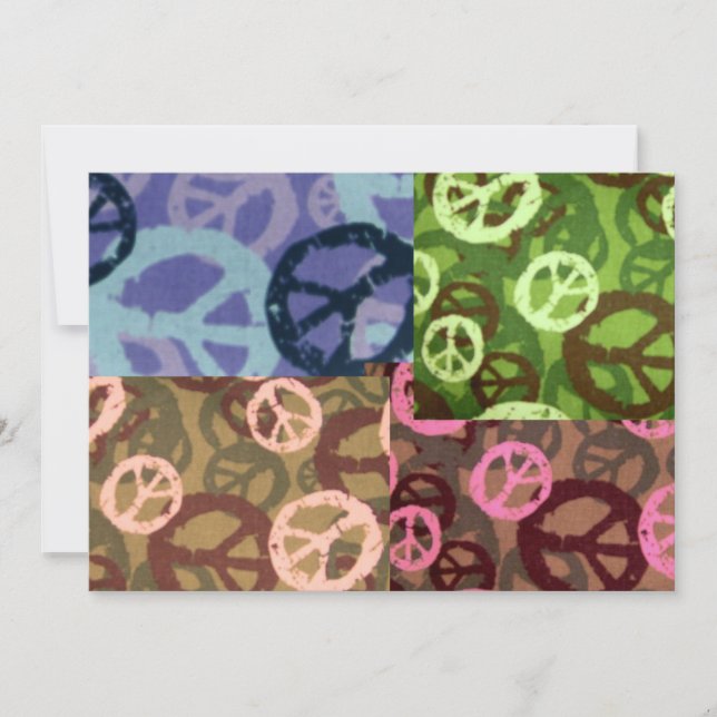 Inbjudan till Fredstecken Mixx (Framsida)