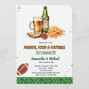 Inbjudan till Friends Food and Football-fest