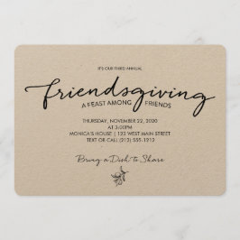 Inbjudan till Friendsgiving