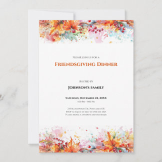 Inbjudan till Friendsgiving-middag