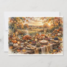 Inbjudan till Friendsgiving skördefest