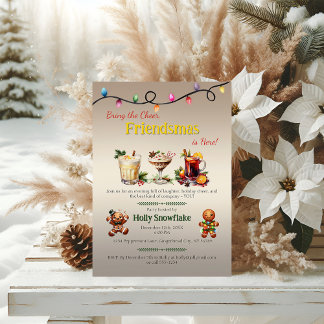 Inbjudan till Friendsmas-fest – Kul & Festlig