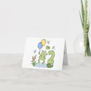 Inbjudan till Froggy 2:a födelsedagen