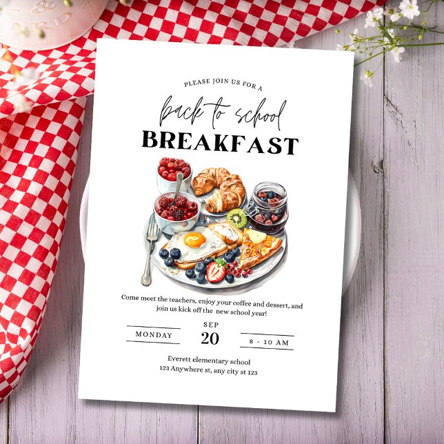 Inbjudan till frukost för skolstart, Möt lärarna (Skapare uppladdad)