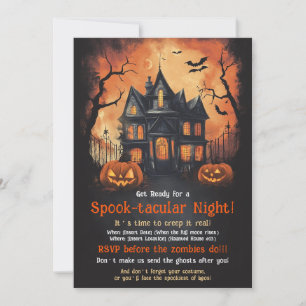 inbjudan till FUNNY Halloween-parti