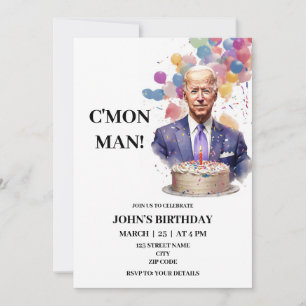 Inbjudan till Funny Joe Biden Birthday