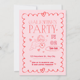 Inbjudan till Galentine-dagen