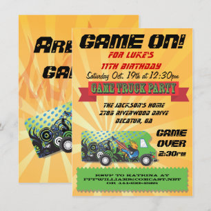 Inbjudan till Game Truck-fest