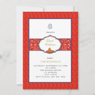 Inbjudan till Ganesh- och DIya Diwali-partiet
