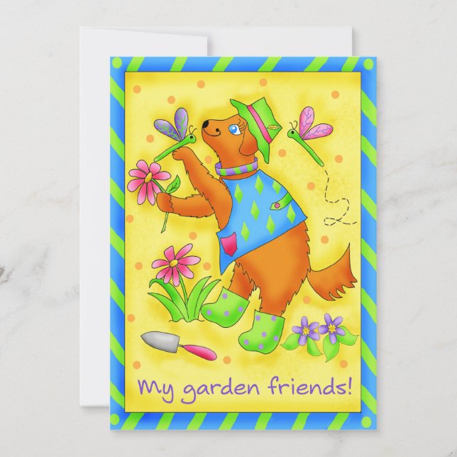 Inbjudan till Garden Friends "Garden Klubb" (Framsida)