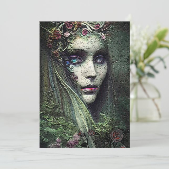 Inbjudan till Garden Witch Halloween fest (Stående Fram)