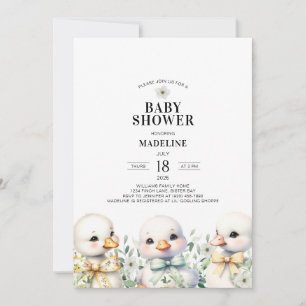 Inbjudan till gäss Kön Neutral Baby Shower