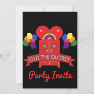 Inbjudan till Gay Party Firande