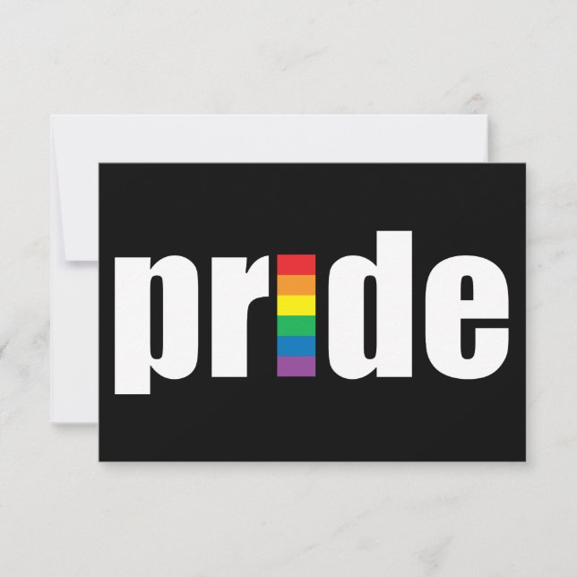 Inbjudan till Gay pride (Framsida)