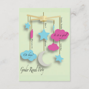 Inbjudan till Gender Reveal Party