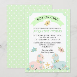 Inbjudan till gender Visa lama Baby Shower
