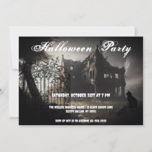 Inbjudan till Ghodyst Mansion Halloween fest