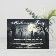 Inbjudan till Ghop Witches Manor Halloween fest