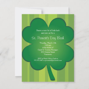 Inbjudan till Giant Klöver St patricks day Party