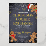 Inbjudan till Gingerword-jul-cookie-utbyte<br><div class="desc">Kokabinbjudan till julkakor till Gingerbröd. Anpassade text på kartong med söta små pepparkaksgubbar och snöflingor. Utmärkt för din helgdag-kaka. Det finns riktiga guld-folier. Färg vit, guld, blek blå, kol, gult, röd, ingefära och grönt. Fullt färg utfallsutskrift på framsidan och baksidan av fullt. Hitta matchande produkter i vår butik, Lifon Memory...</div>
