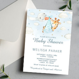 Inbjudan till Giraffe Baby Shower