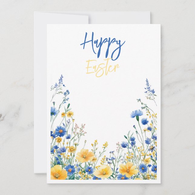 Inbjudan till glad påsk (Framsida)