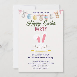 Inbjudan till glad påsk Brunch och Egg Hunt