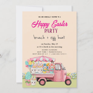 Inbjudan till glad påsk Brunch och Egg Hunt