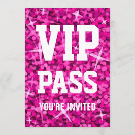Inbjudan till Glitz-Rosan VIP PASS