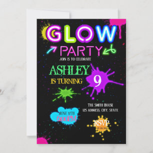 Inbjudan till Glow Party